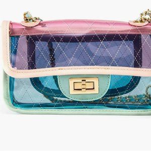 Mini Transparent Plastic Crossbody Purse